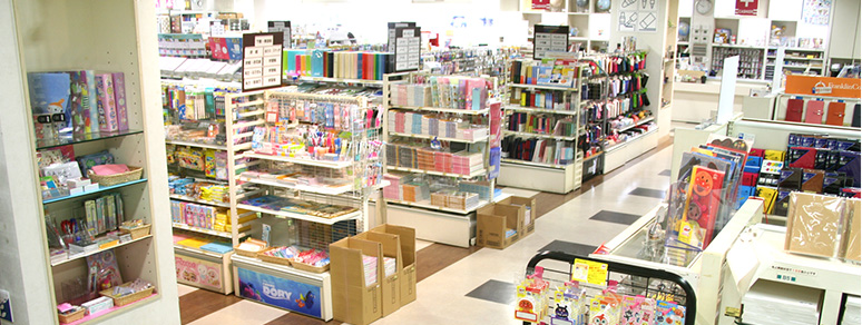 県下でも有数の豊富な品ぞろえ。