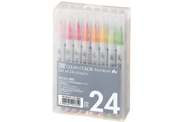 ZIG クリーンカラーリアルブラッシュ 24色セット